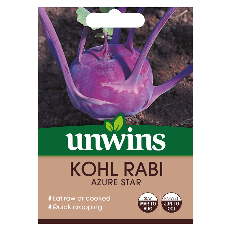 Unwins Kohl Rabi Azure Star Seeds