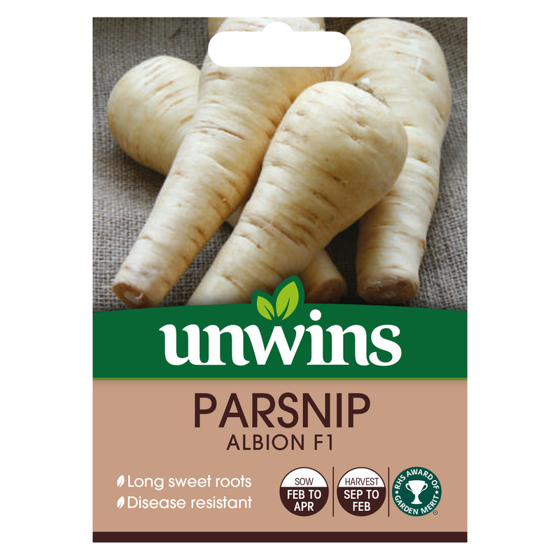 Unwins Parsnip Albion F1 Seeds