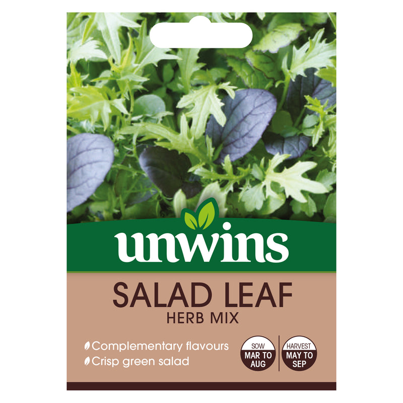 Unwins Salad Leaf Herb Mix Seeds