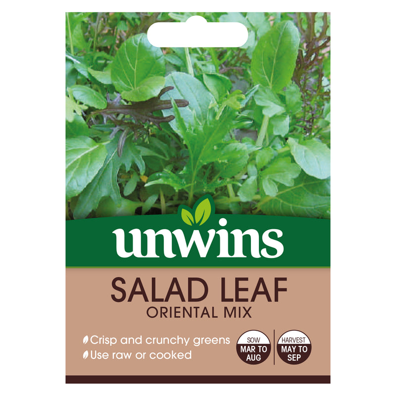 Unwins Salad Leaf Oriental Mix Seeds