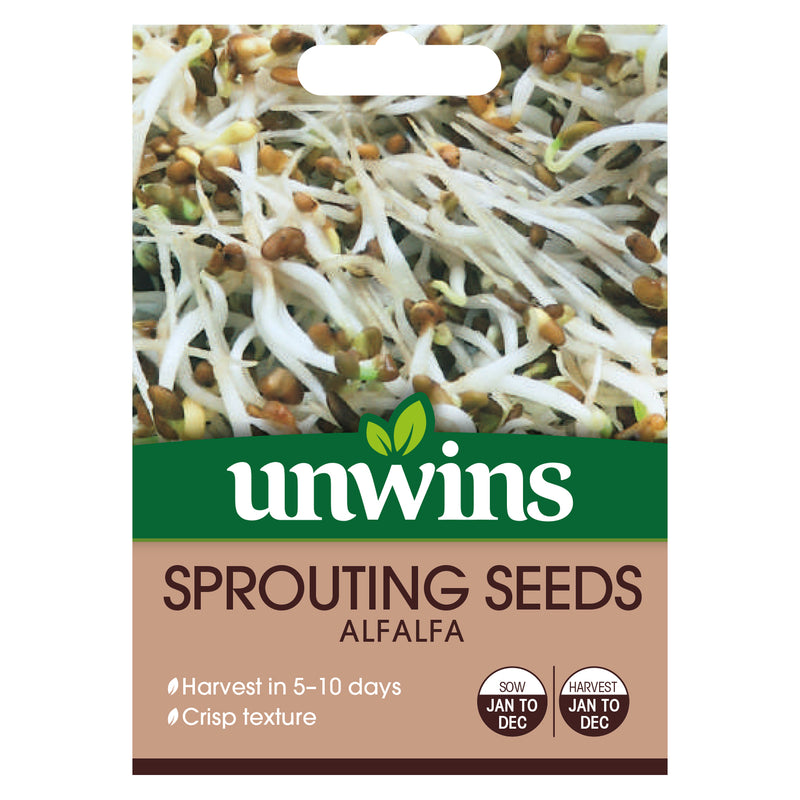 Unwins Sprouting Seeds Alfalfa Seeds