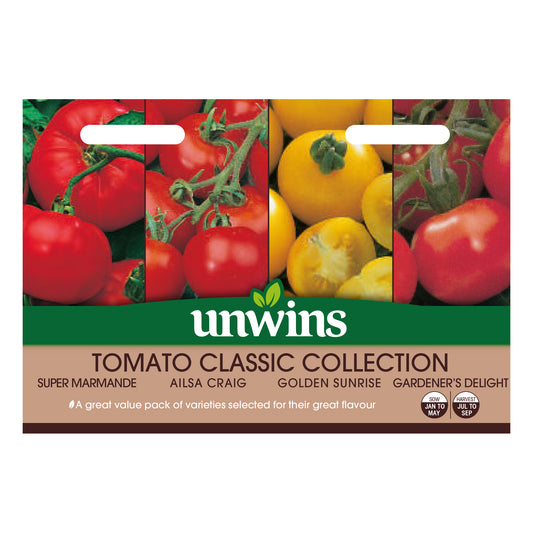 Unwins Tomato Classic Collection Pack Seeds - front