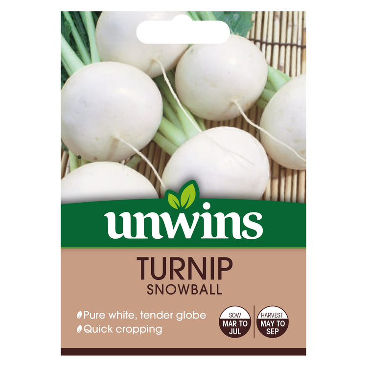 Unwins Turnip Snowball Seeds