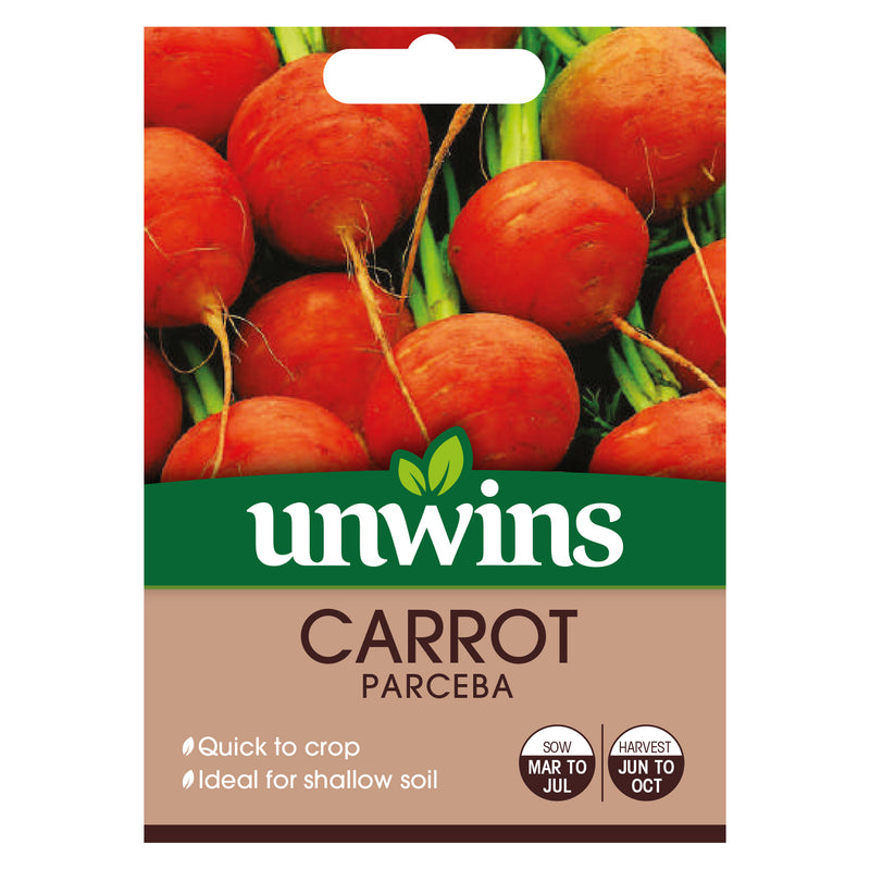 Unwins Parceba Carrot Patio Seeds