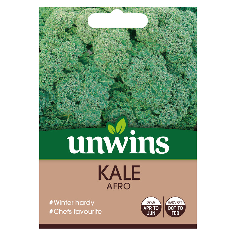 Unwins Kale Afro Seeds
