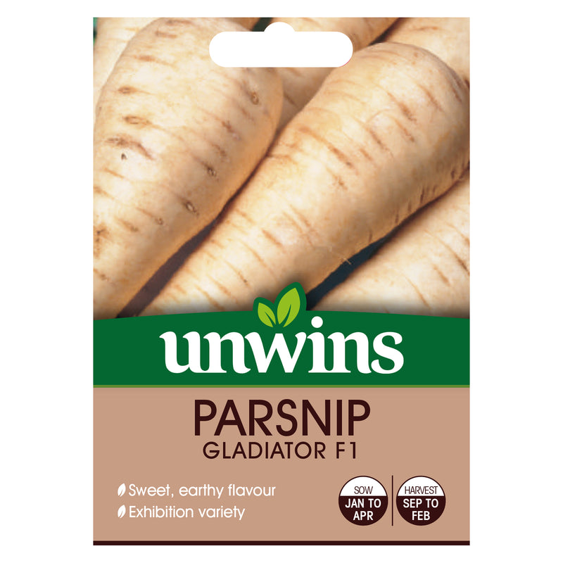 Unwins Parsnip Gladiator F1 Seeds