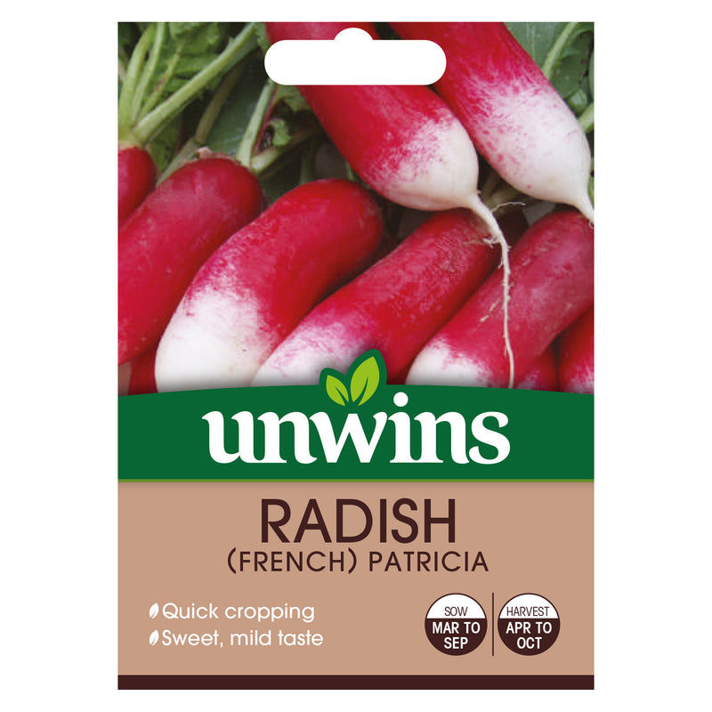 Unwins Radish French Patricia Seeds