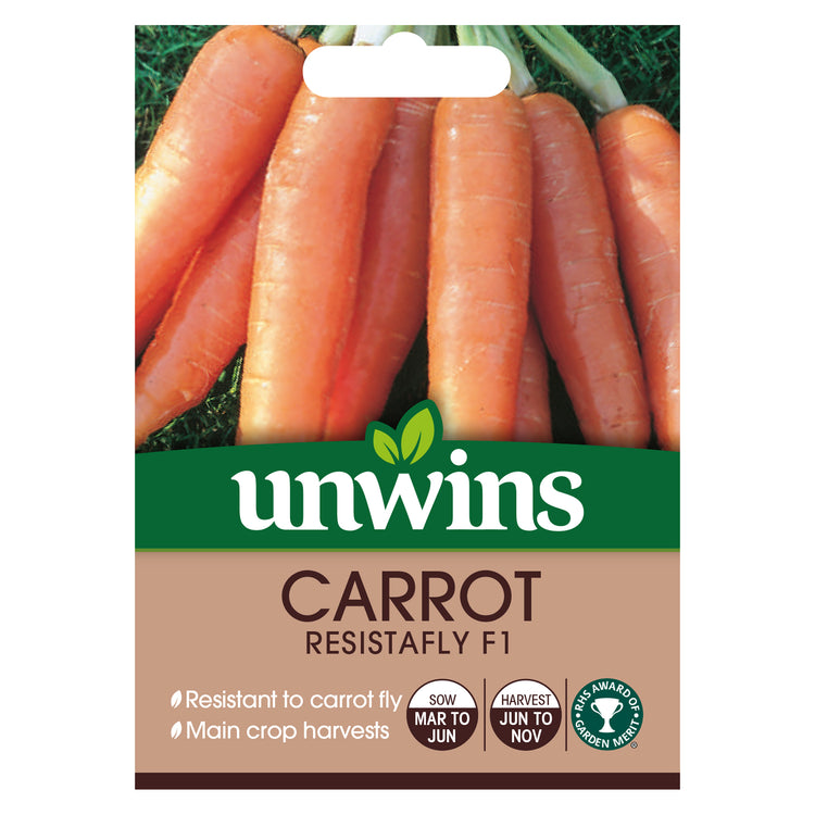 Unwins Carrot Resistafly F1 Seeds