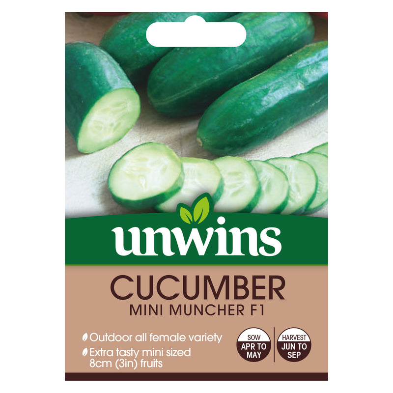 Unwins Mini Cucumber Mini Muncher F1 Seeds