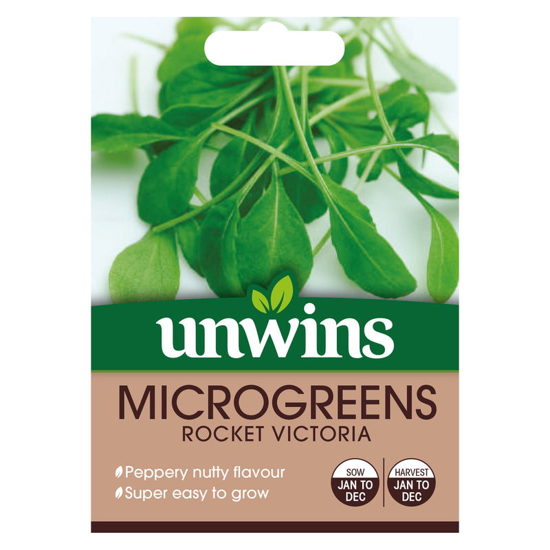 Unwins MicroGreens Rocket Victoria Seeds