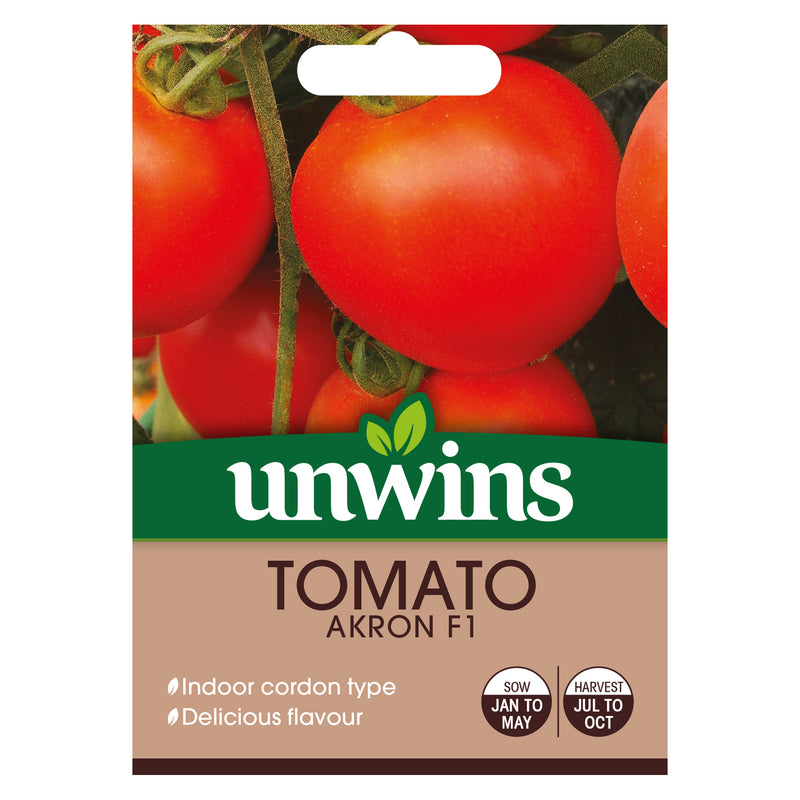 Unwins Round Tomato Akron F1 Seeds