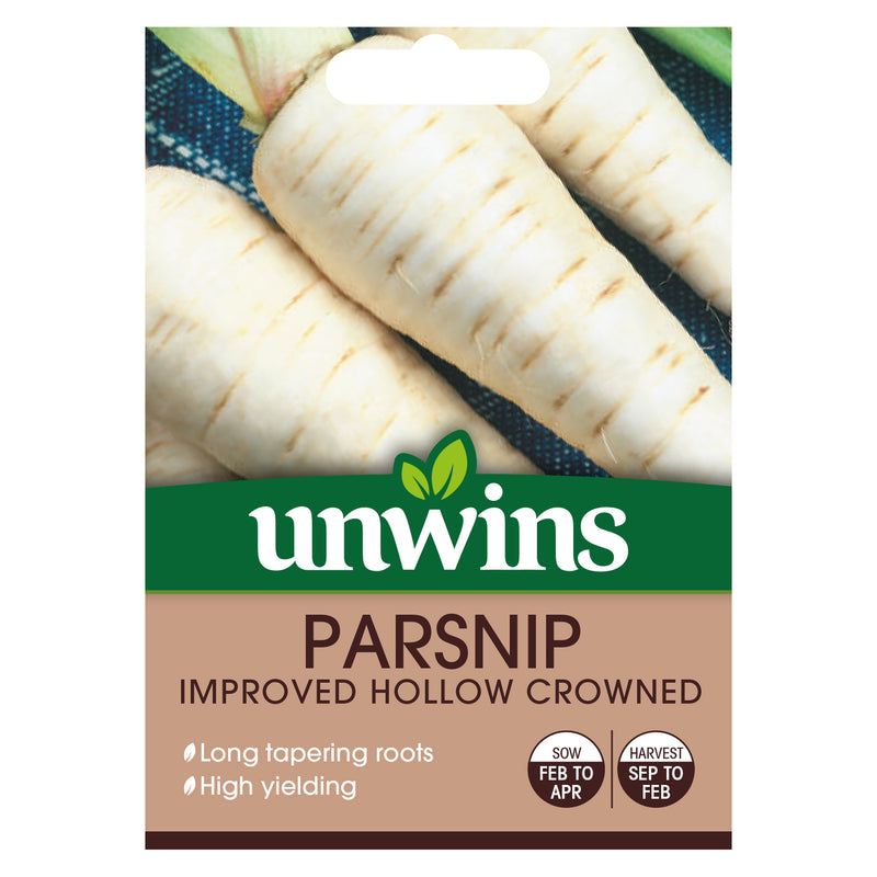 Unwins Parsnip Improved Hollow Crowned Seeds