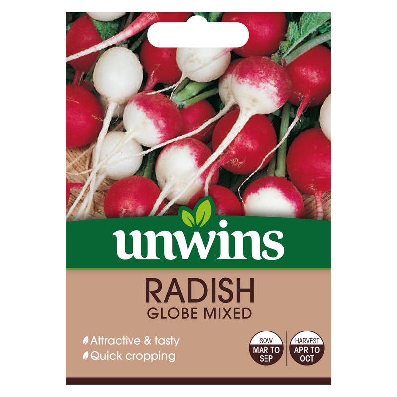 Unwins Radish Globe Mixed Seeds