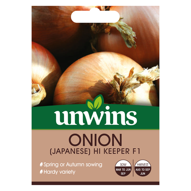 Unwins Onion Japanese Hi Keeper Seeds