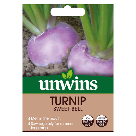 Unwins Turnip Sweetbell Seeds - front
