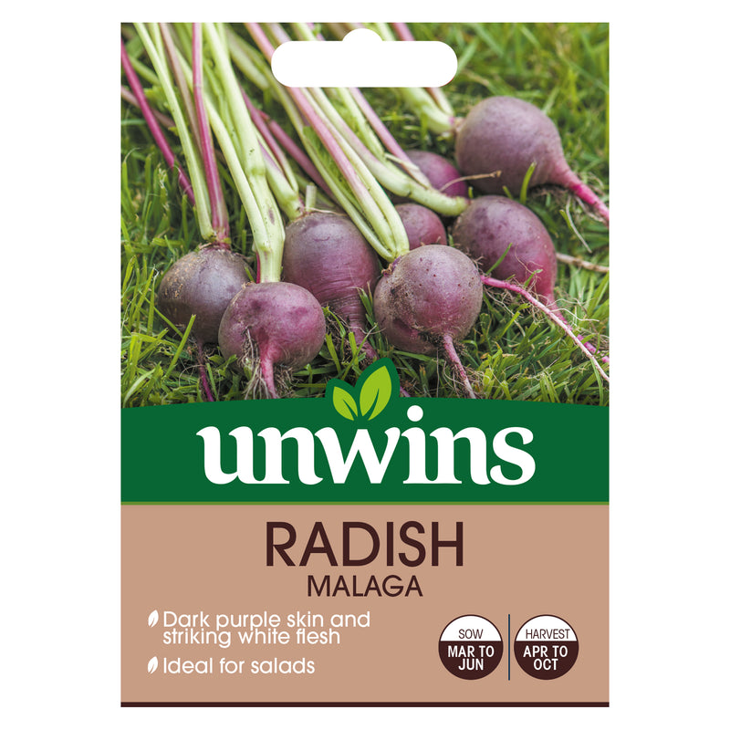 Unwins Radish Malaga Seeds