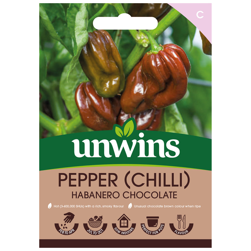 Unwins Chilli Pepper Habanero Chocolate Seeds