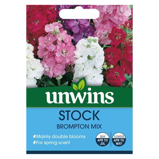 Unwins Stock Brompton Mix Seeds - front