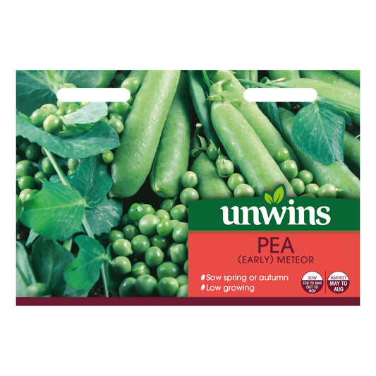 Unwins Early Pea Meteor Seeds front