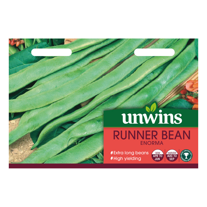 Unwins Runner Bean Enorma Seeds