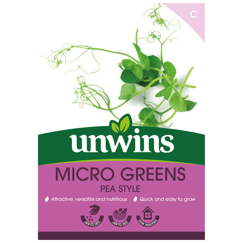 Unwins Micro Greens Pea Style Seeds