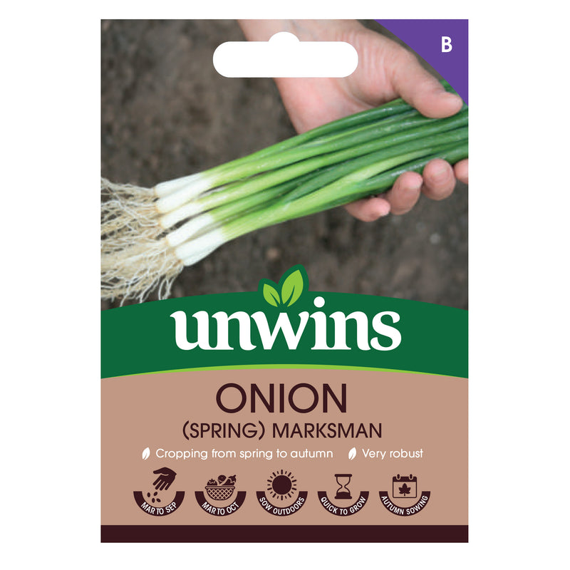 Unwins Spring Onion Marksman Seeds