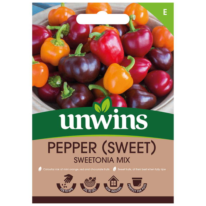 Unwins Sweet Pepper Sweetonia Mix Seeds