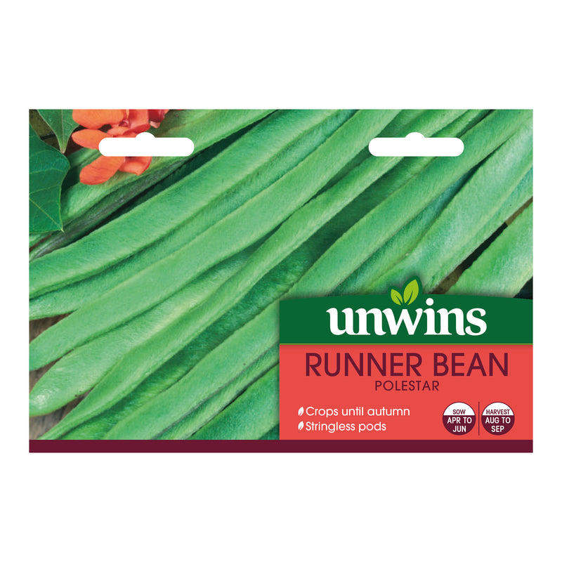 Unwins Runner Bean Polestar Seeds