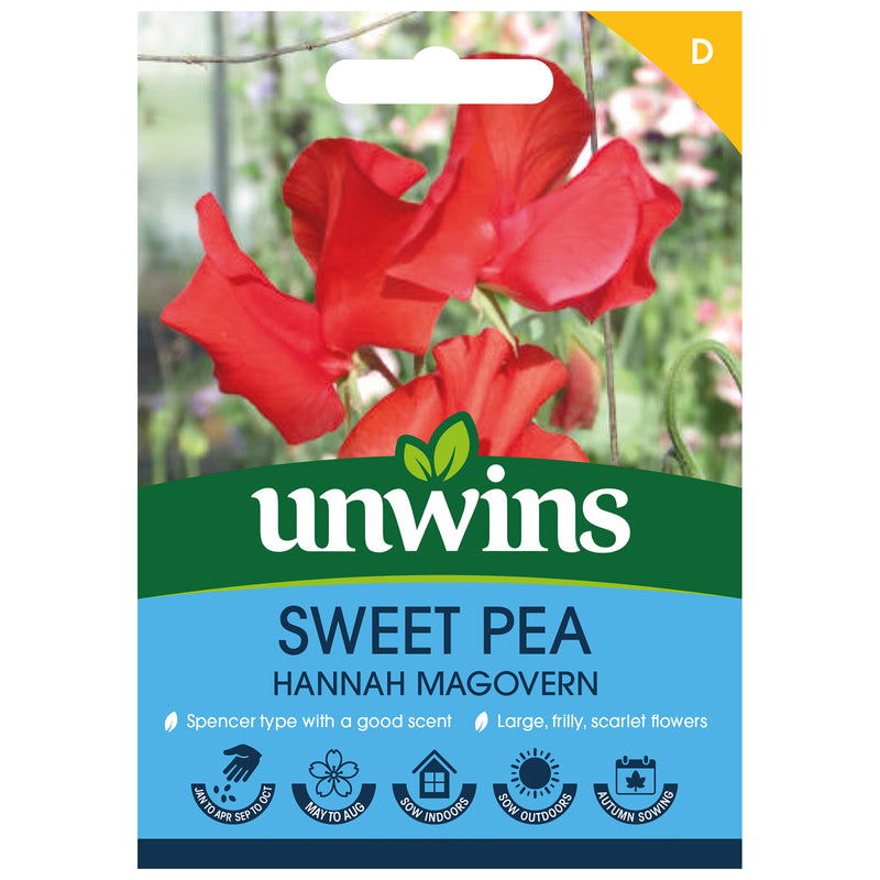Unwins Sweet Pea Hannah Magovern Seeds