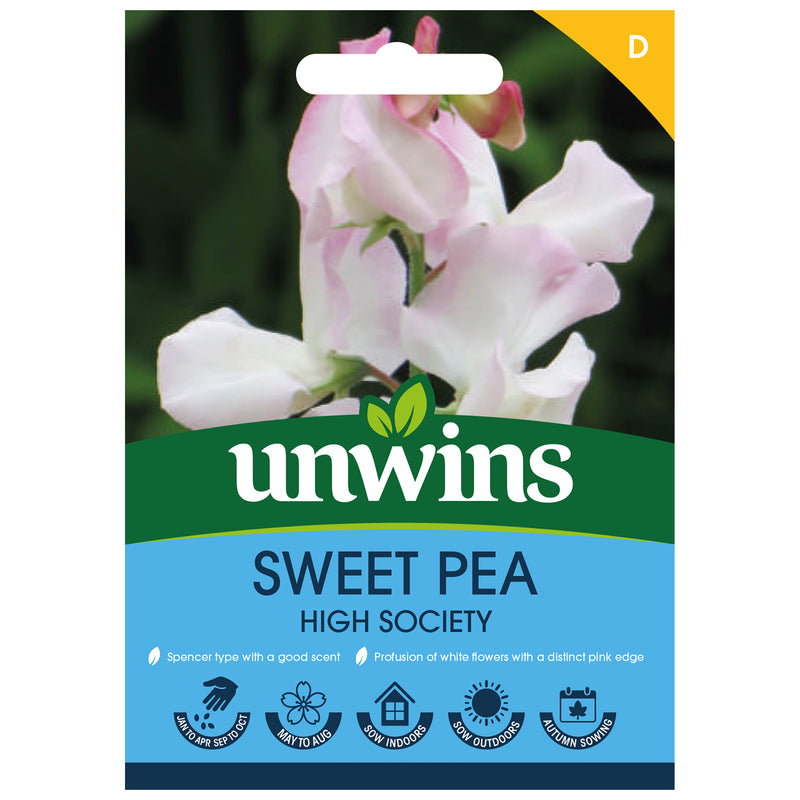 Unwins Sweet Pea High Society Seeds