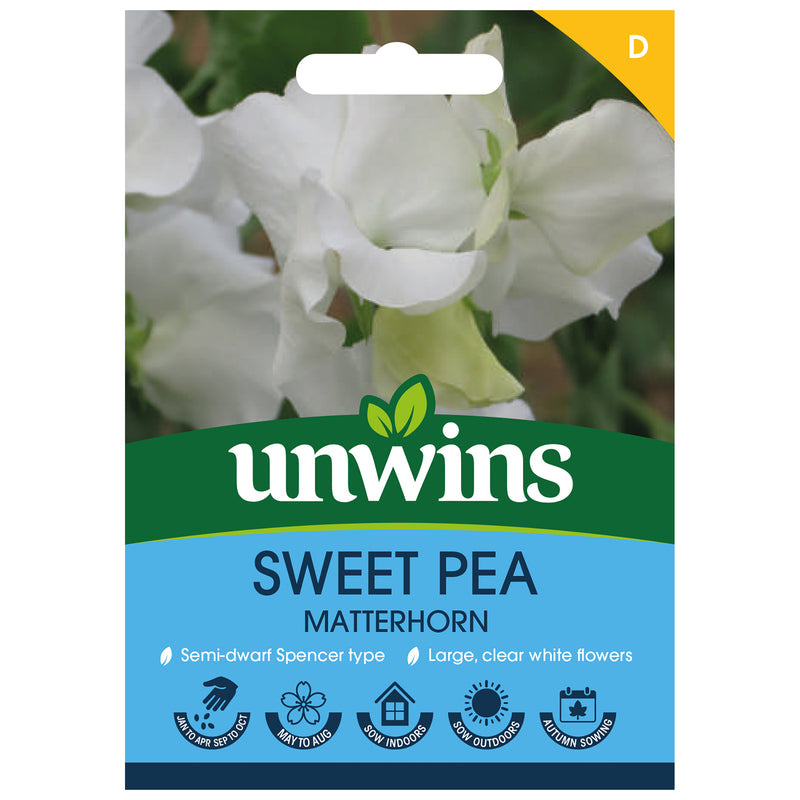Unwins Sweet Pea Matterhorn Seeds
