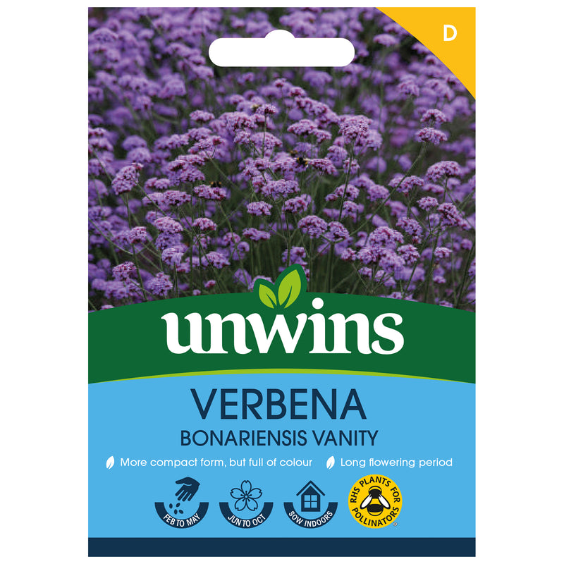 Unwins Verbena Bonariensis Vanity Seeds