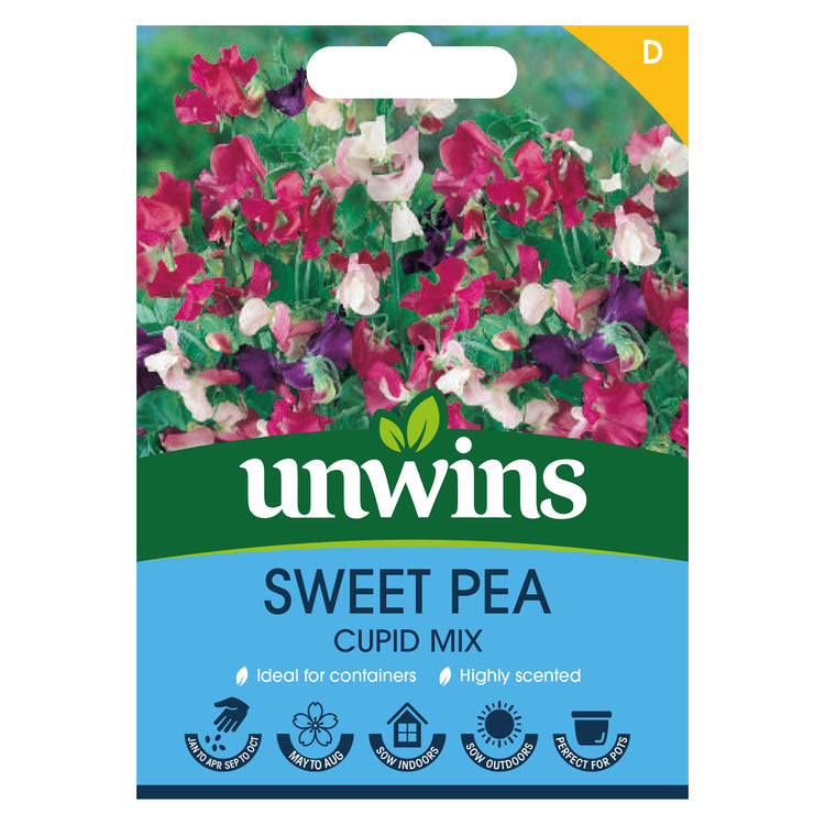 Unwins Sweet Pea Cupid Mix Seeds