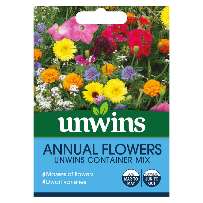 Unwins Annuals Flowers Unwins Container Mix Seeds
