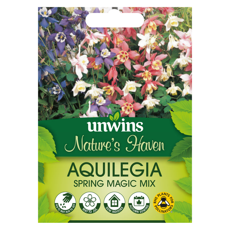 Nature's Haven Aquilegia Spring Magic Mix Seeds