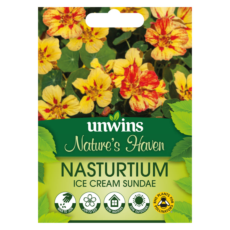 Nature's Haven Nasturtium Ice Cream Sundae Seeds