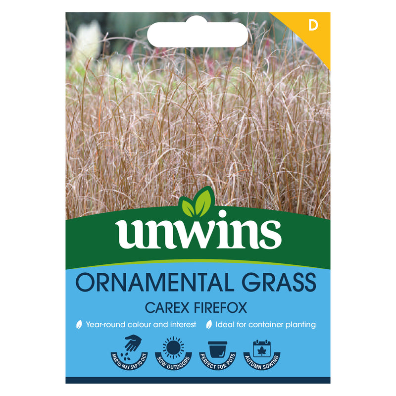 Unwins Ornamental Grass Carex Firefox Seeds