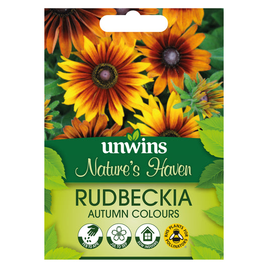 Nature's Haven Rudbeckia Autumn Colours Seeds Front