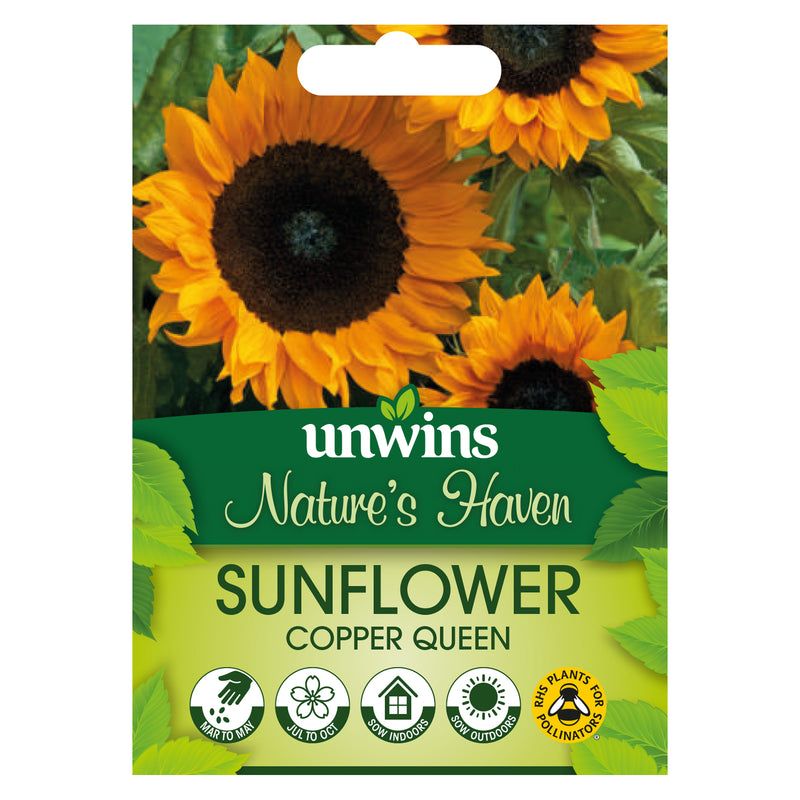Nature's Haven Sunflower Copper Queen Seeds