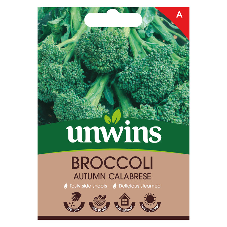 Unwins Broccoli Autumn Calabrese Seeds