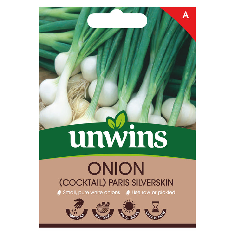 Unwins Cocktail Onion Paris Silverskin Seeds