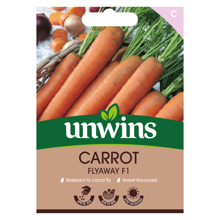 Unwins Carrot Flyaway F1 Seeds