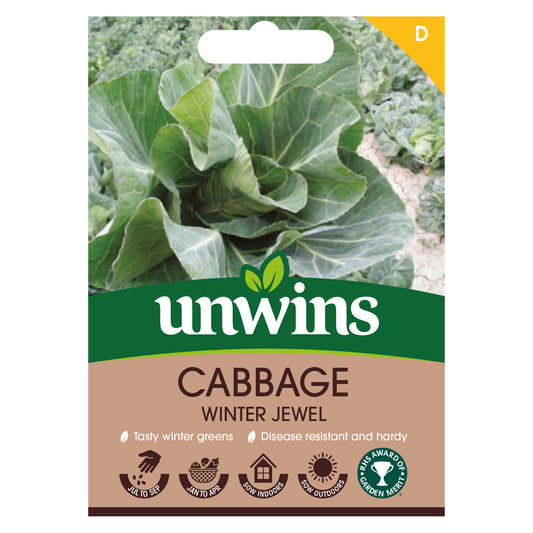 Unwins Cabbage Winter Jewel Seeds Front