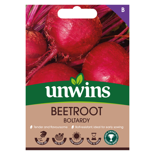Unwins Beetroot Boltardy Seeds Front