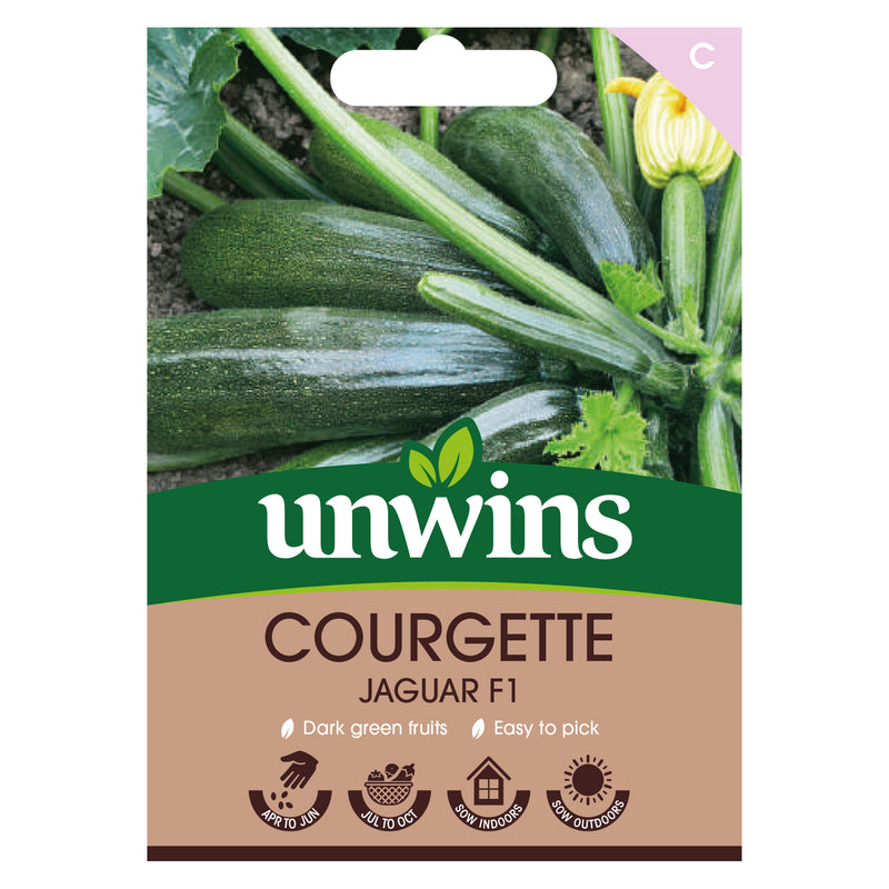 Unwins Courgette Jaguar F1 Seeds