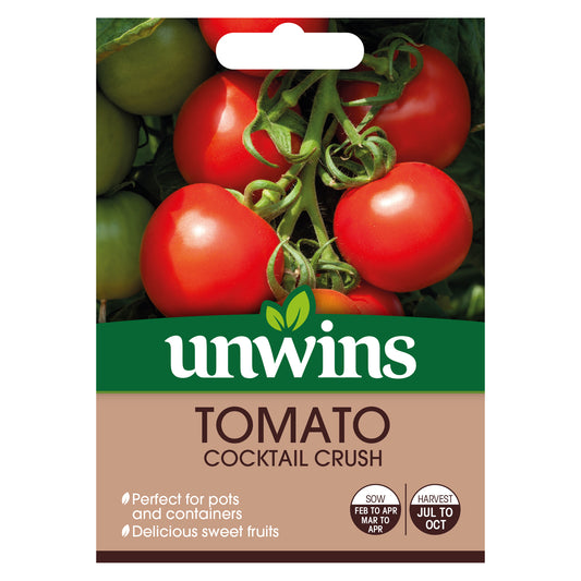 Unwins Tomato 'Cocktail Crush' Seeds front of pack