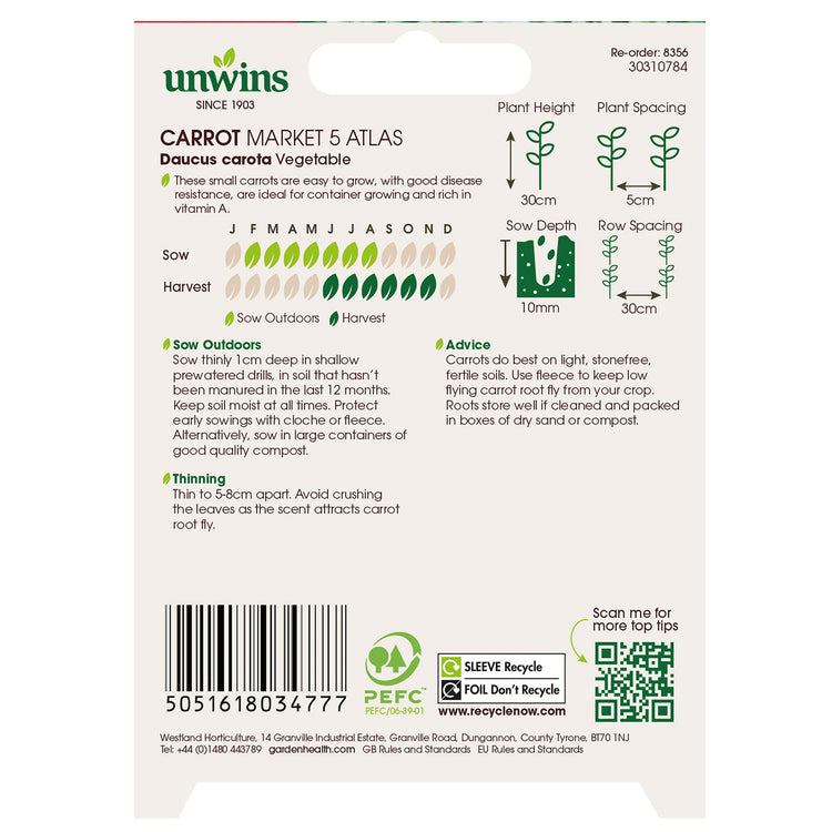 Unwins Carrot Market 5 Atlas Seeds
