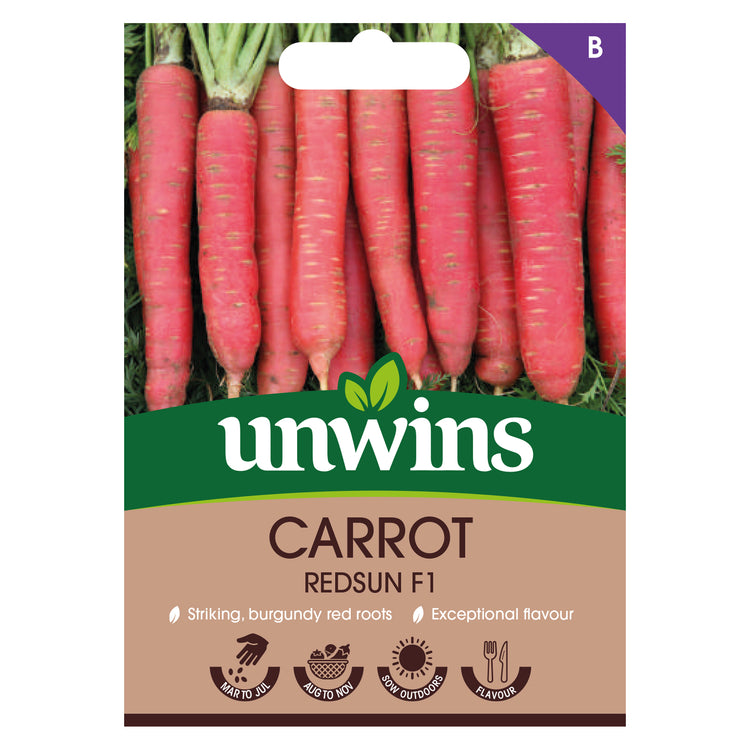 Unwins Carrot Redsun F1 Seeds