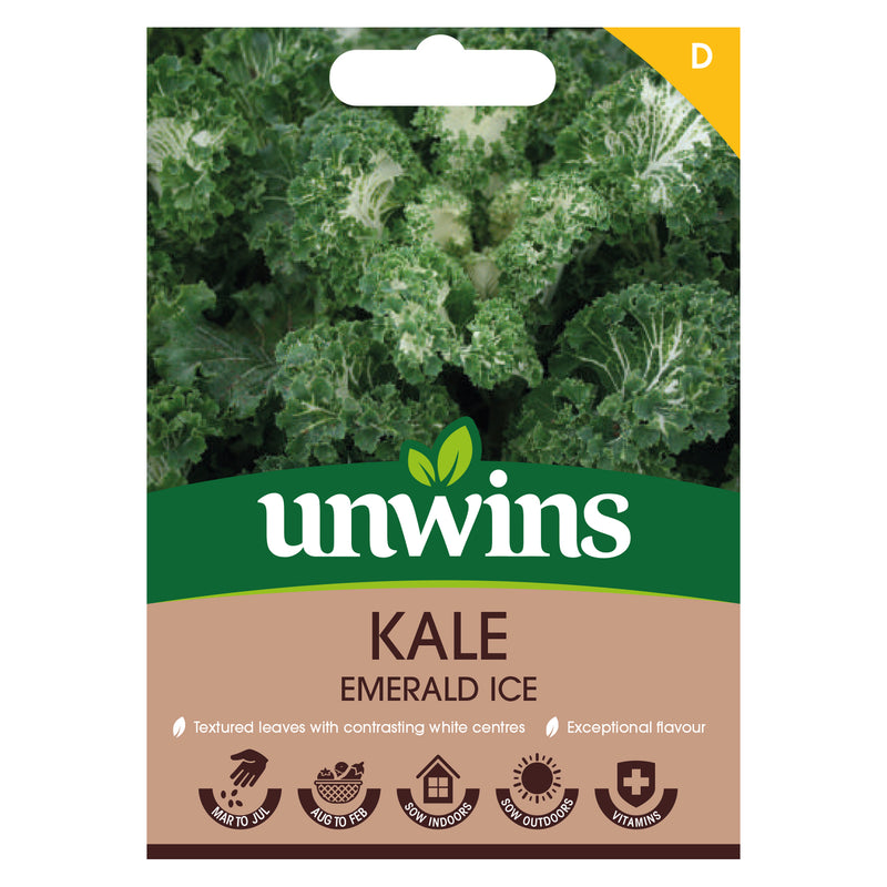 Unwins Kale Emerald Ice Seeds