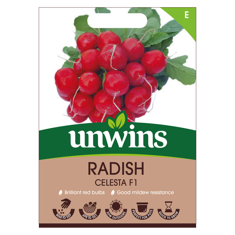 Unwins Radish Celesta F1 Seeds